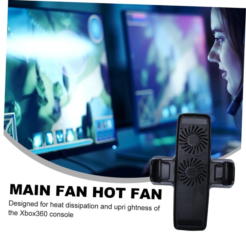 Gatuida 1pc Cooling Fan Stand Temperature Control Lightweight Host Vertical