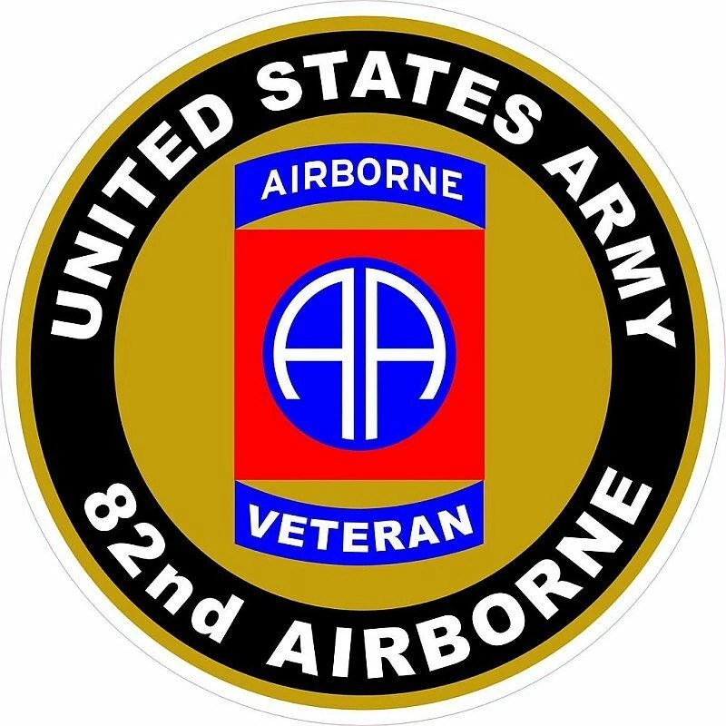 Military Branch support all. 4"X 4" vinyl. NEW. $2.68