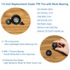 Luggage Suitcase Wheels Replacement Kit, 4 Pieces 1.5 inch/38mm TPE