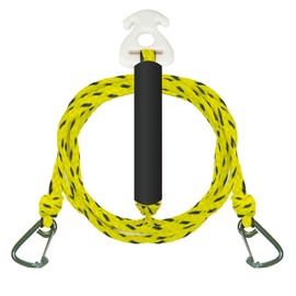 Cyberoctopus 5.2m/ 17FT Tow Harness Connector for Watersports, Heavy Duty Boat Tow Harness with 2 Hook for 1-4 Rider