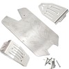 Steel Chassis Armor Front Rear Protector Skid Plate for Arrma