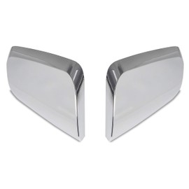 ECOTRIC Chrome ClipOn Mirror Covers Overlays Trims Shells Compatible With 2014&Up Chevy Impala (2PCS, 1 Pair)