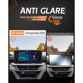 CDEFG Matte Tempered Glass for 2025 Ford Explorer Screen Protector, 13.2 Inch Touchscreen, for 2025+ Explorer (Active, ST-Line, Platinum, ST) Accessories Anti-Glare