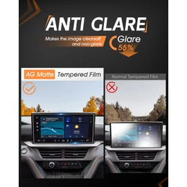 CDEFG Matte Tempered Glass for 2025 Ford Explorer Screen Protector, 13.2 Inch Touchscreen, for 2025+ Explorer (Active, ST-Line, Platinum, ST) Accessories Anti-Glare