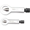 BGS 1812 Nut Splitter Set, Silver/Black, 12-16/16-22 mm, Set of 2 Pieces