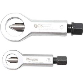 BGS 1812 Nut Splitter Set, Silver/Black, 12-16/16-22 mm, Set of 2 Pieces
