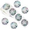 FYSUIMU 500Pcs Laser Disco Ball Sticker Holographic Paper Decal Sparkly