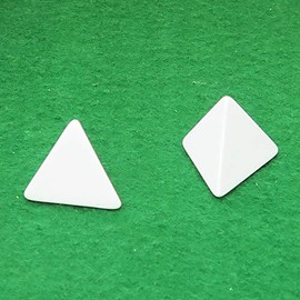 Image Mission KGS3408 4 Sided Dice (Set of 2) 0.7 inches (19 mm) Blank