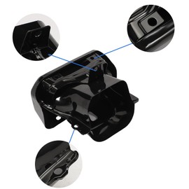 Anlseiod 1 Pair Exhaust Tips Bezels compatible for Silverado Sierra 2019 2020 2021 2022 2023 2024 Exhaust Tips Black RH/LH Exhaust Tips Bezels Replace 2253506 84434641 84434642