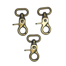 Lawevan 1" Suspender Clips Snap Hooks Vintage Copper Red Metal Clips Snap Hooks Bed Sheet Fasteners Straps Clips (Alloy)