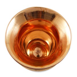 (Bronze-1, L 5, W-4.6) - Pure Copper Lota Pooja Item Hindu Prayer Lota Kalash Copper Pot Arti Lota