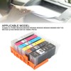 Printer Ink Cartridge Set No Fading Accurate Ink Cartridge Replacement
