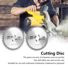 Circular Saw Blade,7 Inch 180 x 2.4 x 25.4mm Carbide Circular Saw Blade Round Cutting Disc for Cutting Wood Woodworking Tools(60T)