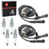 Ignition Coil Pack & Spark Plug Cap For Honda Shadow