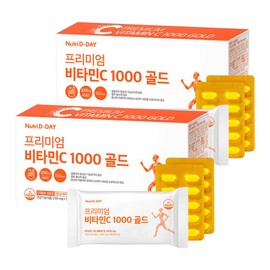 NutriDDay Premium Vitamin C 1000 Gold, 150 tablets, 2 packs / 뉴트리디데이 프리미엄 비타민C 1000 골드, 150정, 2개