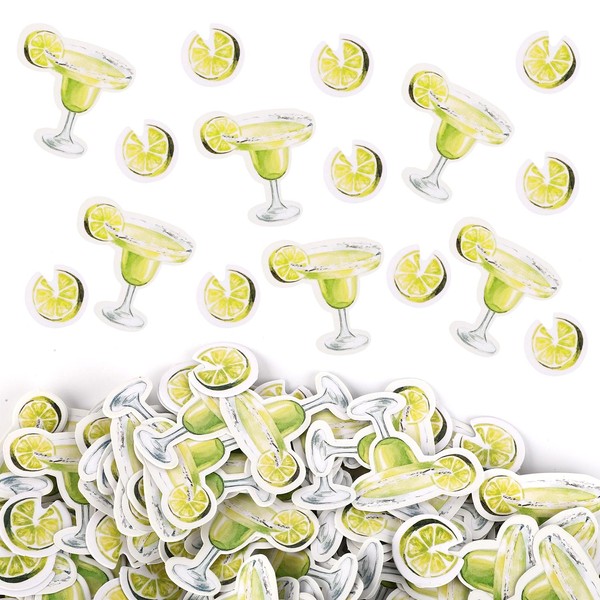 200pcs Margarita Glass Confetti, Margarita Table Confetti Bachelorette Party Decoration