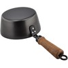 Pearl Metal HB-5429 Iron One-Handed Tempura Pot, 5.5 inches (14