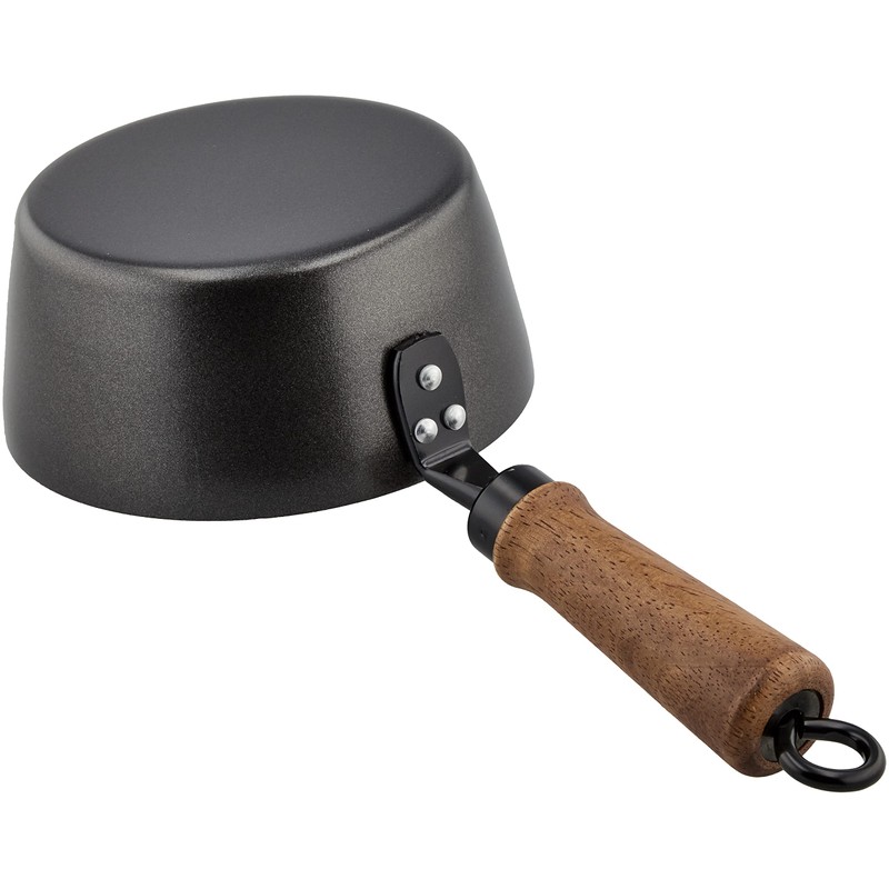 Pearl Metal HB-5429 Iron One-Handed Tempura Pot, 5.5 inches (14