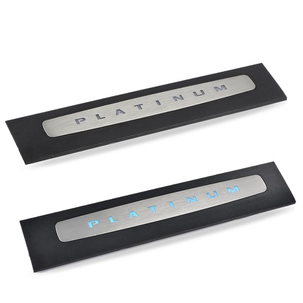 CROSSDESIGN LED Door Sill Plate Set Compatible with Ford F250