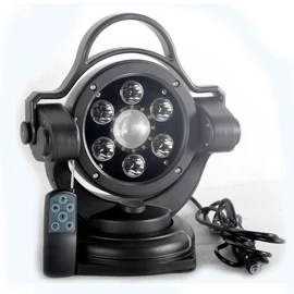 Led Search Light 11 Inch 90W 360 Degrees Rotating Remote Control 9-32V Work Lamp Spot Driving Lights Fog Lamps Offroad Lights Hunting SUV ATV 4wd Truck Boat Lighting