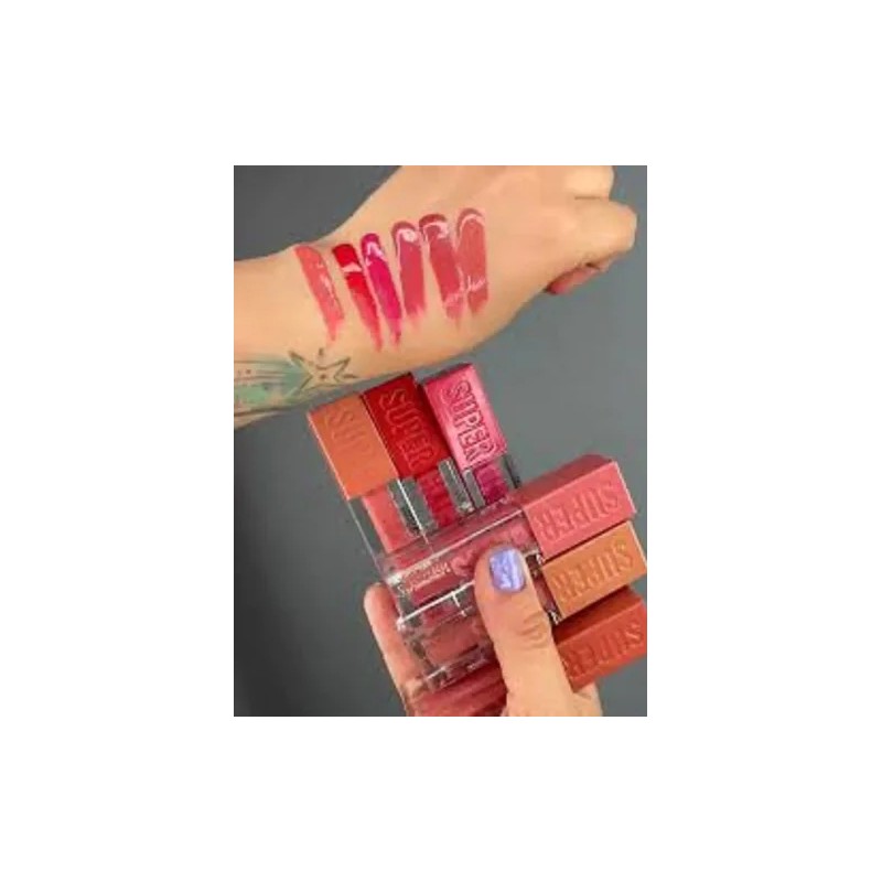 Set De 6 Labiales Líquidos Color Cobertura Impecable,intenso