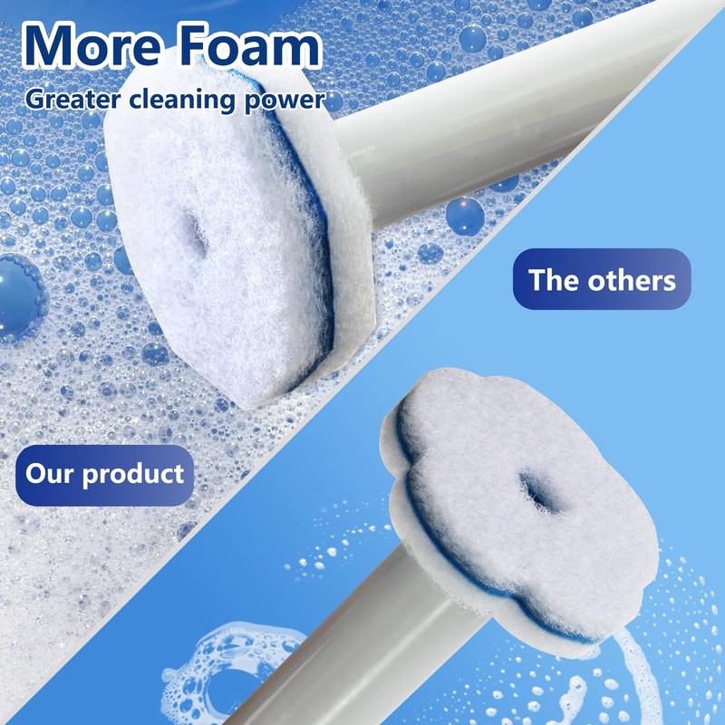 40 Toilet Wand Refills for Clorox Toilet Wand, Disposable Toilet