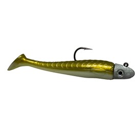 6" RonZ Z-Fin Paddle Tail Rigged Sand Eel 3.5OZ