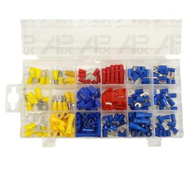 160 x Assorted Electrical Wire Cable terminals Crimp connectors Car Van Tractor