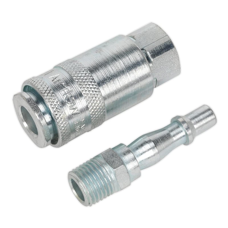 Sealey Ac61 Air Tool Coupling Kit 1/4Bsp