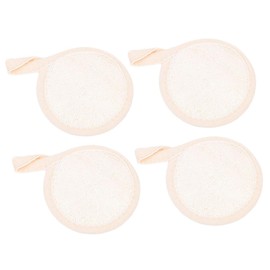 Ipetboom 4pcs Microfibre Face Cloth Makeup Sponges Cotton Rounds for Face Makeup Remover Pads