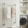 BVANQ Heated Towel Rack with Timer, 8-Bar Electric Towel Warmer