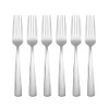 Oneida Aptitude Everyday Flatware Salad Forks, Set of 6, 18/0