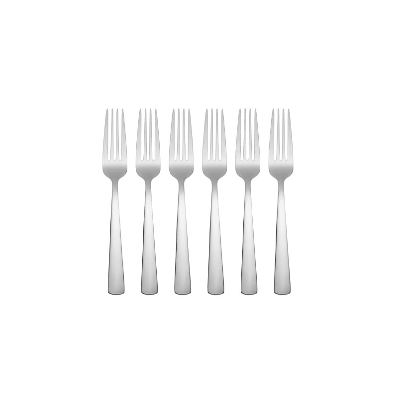 Oneida Aptitude Everyday Flatware Salad Forks, Set of 6, 18/0