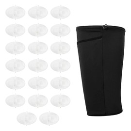 Catheter Leg Bag Holder +20Pcs Catheter Leg Band Holder Sticker,Urinary Drainage Bag Stay in Place Urine Bags for Legs Foley Catheter Bag Holder Strap for Men or Women (L)