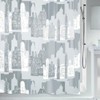 Spirella Skyline PEVA Opaque Plastic Shower Curtain, 180 x 200
