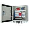 GXELZK Hardcover Solar Combiner Box with 4 Strings, 80 A