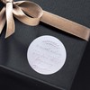 A Sweet Ending to a New Beginning Stickers, Elegant Embossed