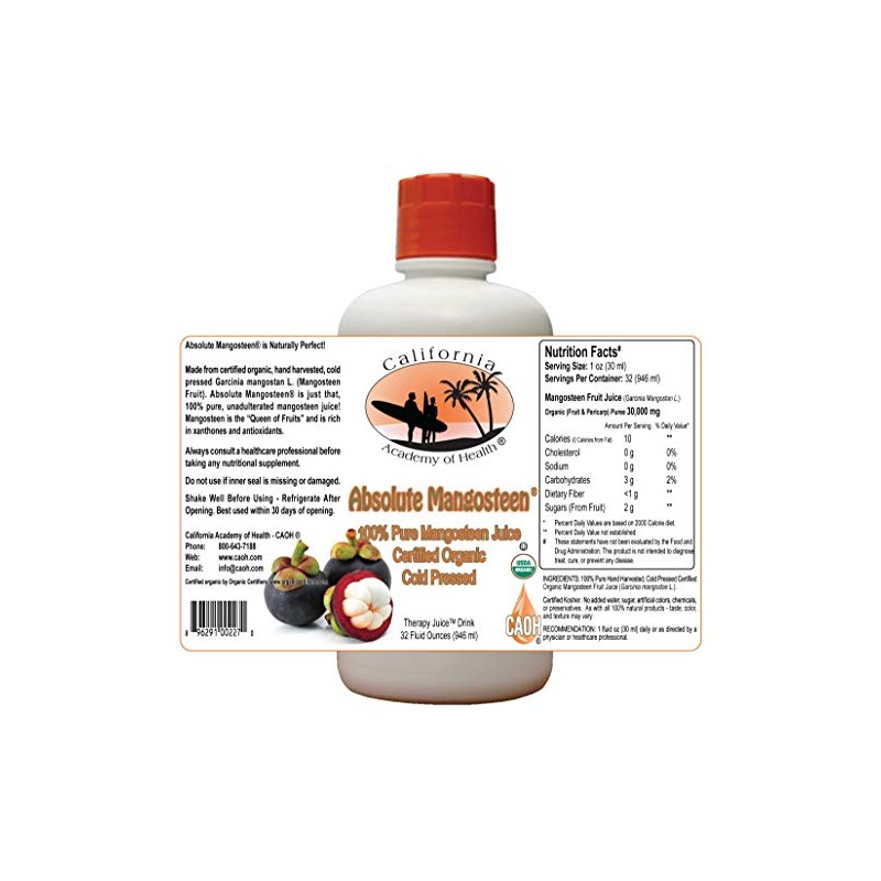 Absolute Mangosteen - Pure Organic Mangosteen Juice from CAOH® (1-32