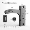 WanDwel Metal RV Screen Door Latch Right Hand Handle Replacement
