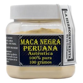 Maca Negra 100g Polvo La Herbonaturista Suplemento Nutricional                                                                                        