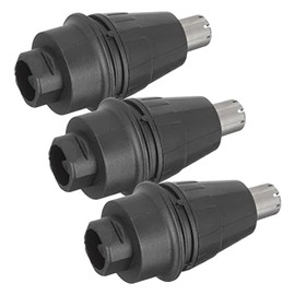 FRCOLOR 3pcs Electric Nose Hair Trimmer Replacement Heads Full Body Washable Razor Parts for Beard and Nose Hair Grooming Easy to Install Durable and Safe for Men and Women