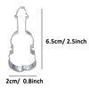 WJSYSHOP Mini Violin Cookie Cutter