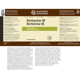 Nature's Sunshine Berberine IRTM 90 Capsules