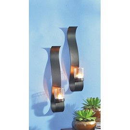 Wandkerzenhalter 2-er Set