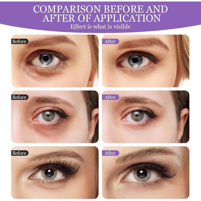 60 Parches de Ojos con Semillas de uva y Colágeno