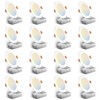 Amico 16 Pack 6 Inch 5CCT Ultra-Thin LED Recessed Ceiling