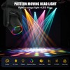 XPCLEOYZ 150W Moving Head Lights, 18-Facet Prism Stage Beam DJ