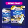 Always Maxi Overnight Pads with Wings for Women, Size 5,