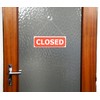 Double Sided Hanging Door Sign - Open / Closed