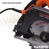 HARDEN 1250W Circular Saw 110V - 185mm Blade, 6000 RPM,